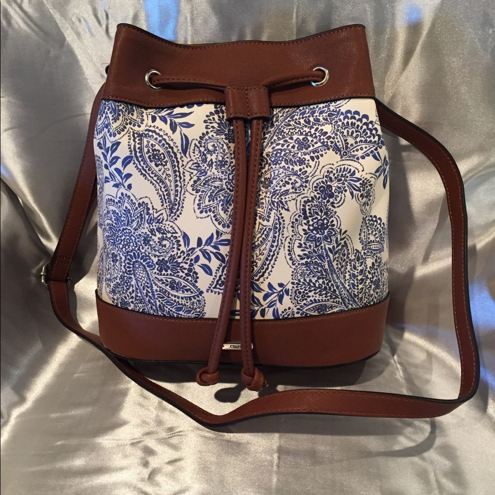 CHAPS Crossbody Ayla Drawstring Bag